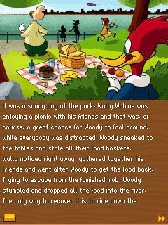 Free download java game Woody Woodpecker: In waterfools on your mobile phone! Image №2