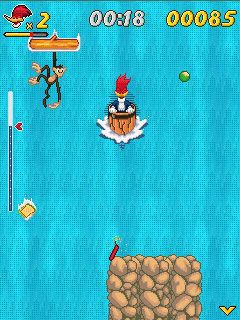 Free download java game Woody Woodpecker: In waterfools on your mobile phone! Image №3