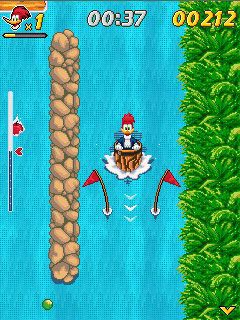 Free download java game Woody Woodpecker: In waterfools on your mobile phone! Image №6