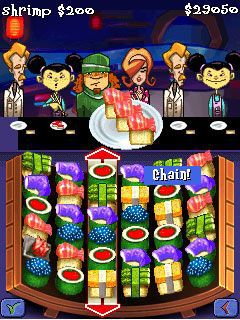 Free download java game Sushi shuffle on your mobile phone! Image №4
