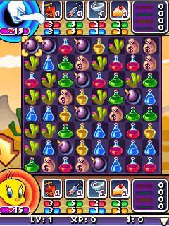 Free download java game Looney tunes: Monster match on your mobile phone! Image №3