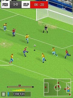 Free download java game Real football 2014 on your mobile phone! Image №3