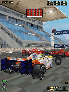 Free download java game Formula racing 3D on your mobile phone! Image №3