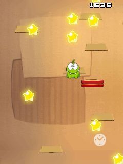 Free download java game Jump the up: Om-nom on your mobile phone! Image №2