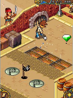 Free download java game Minigolf Revolution: Pirate Park on your mobile phone! Image №6
