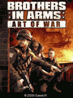 Free download java game Brothers in arms: Art of war on your mobile phone!