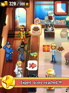 Free download java game Chocolate shop frenzy on your mobile phone! Image №2