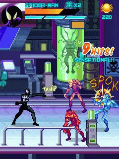 Free download java game Spider-man: Toxic city on your mobile phone! Image №3