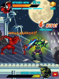 Free download java game Spider-man: Toxic city on your mobile phone! Image №4