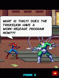 Free download java game Spider-man: Toxic city on your mobile phone! Image №5