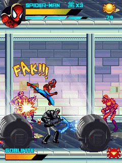 Free download java game Spider-man: Toxic city on your mobile phone! Image №7