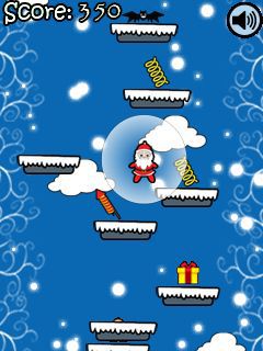 Free download java game Santa jump on your mobile phone! Image №2