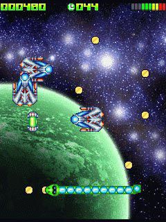 Free download java game Snake deluxe in space on your mobile phone! Image №2