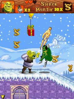 Free download java game Shrek party on your mobile phone! Image №3