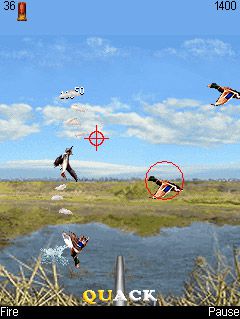 Free download java game Duckshot on your mobile phone! Image №3