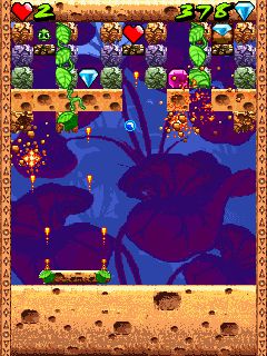 Free download java game Wormnoid on your mobile phone! Image №2