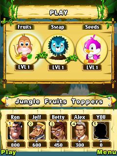 Free download java game Jungle: Puzzle blitz on your mobile phone! Image №2
