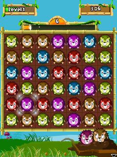 Free download java game Jungle: Puzzle blitz on your mobile phone! Image №4