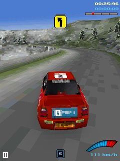 Free download java game V-Rally 3D on your mobile phone! Image №2