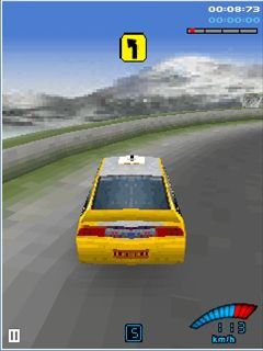 Free download java game V-Rally 3D on your mobile phone! Image №3