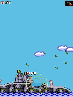 Free download java game Worms on your mobile phone! Image №4