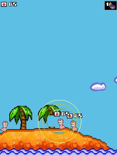 Free download java game Worms on your mobile phone! Image №2