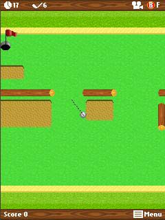 Free download java game Mini golf: Spring on your mobile phone! Image №3