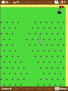 Free download java game Mini golf: Spring on your mobile phone! Image №4