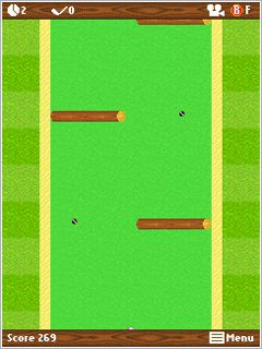 Free download java game Mini golf: Spring on your mobile phone! Image №5