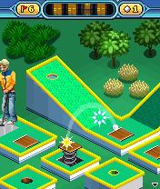 Free download java game Mini golf 99 holes on your mobile phone! Image №2