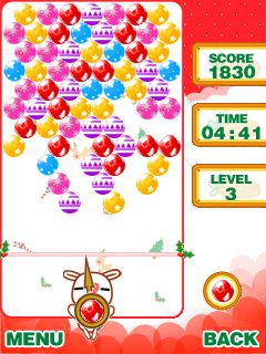 Free download java game Xmas puzzle & bauble on your mobile phone! Image №2