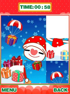 Free download java game Xmas puzzle & bauble on your mobile phone! Image №4