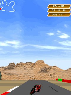 Free download java game Motorbike GP on your mobile phone! Image №2