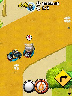 Free download java game Smash kart racing on your mobile phone! Image №6