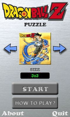 Free download java game Dragon ball Z: puzzle on your mobile phone! Image №3