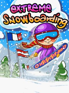 Free download java game Extreme snowboarding on your mobile phone!