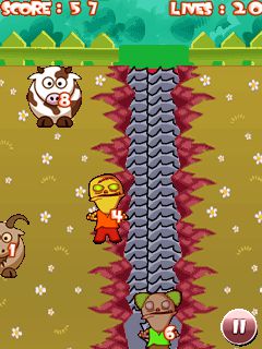 Free download java game Zombie vs Pets on your mobile phone! Image №2