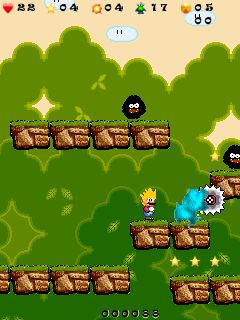 Free download java game Super Mario: Sayajin aventura on your mobile phone! Image №2