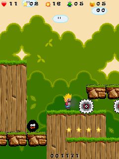 Free download java game Super Mario: Sayajin aventura on your mobile phone! Image №3