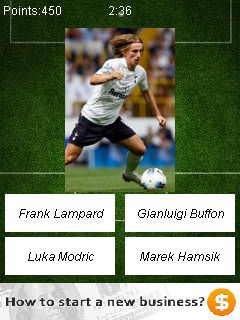 Free download java game Guess the footballer on your mobile phone! Image №5