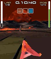 Free download java game Red out racer 3D on your mobile phone! Image №4