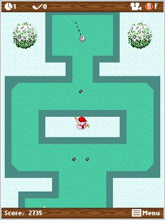 Free download java game Mini golf: Winter on your mobile phone! Image №5