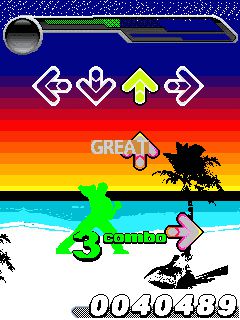 Free download java game Dance Dance: Revolution mobius on your mobile phone! Image №5