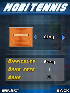 Free download java game Mobi tennis 2011 on your mobile phone! Image №6