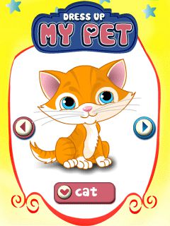 Free download java game Dress up my pet on your mobile phone! Image №5