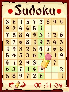 Free download java game Sudoku mobile on your mobile phone! Image №3