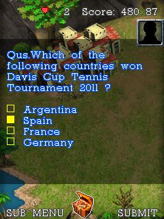 Free download java game Quiz conquest on your mobile phone! Image №4