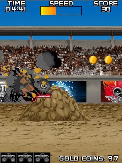 Free download java game Monster truck muddle on your mobile phone! Image №4