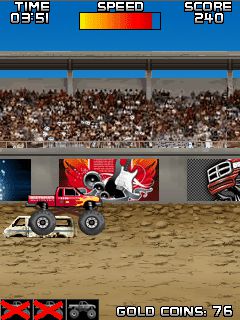 Free download java game Monster truck muddle on your mobile phone! Image №5
