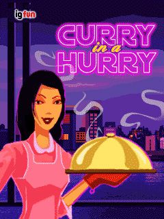Free download java game Curry in a hurry similar to the game Sally's studio, on your mobile phone!